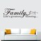Inspirational Family Wall Stickers for Bedroom: Home Quotes Motivational Vinyl Art Wall Decals for Living Room Kitchen Apartment Bathroom